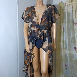 Live 4 Truth Multicolor Sheer‎ Kimono